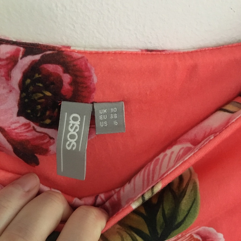 ASOS Floral Bardot Maternity Dress - Picture 5 of 8
